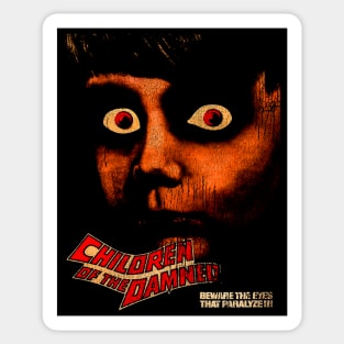 Children of the Damned Cult Classic Horror 1964 Sticker